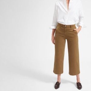 Everlane Wide Leg Cropped Pants (2)